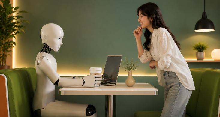 Talk with AI in Portrait Mode - real-time AI conversation